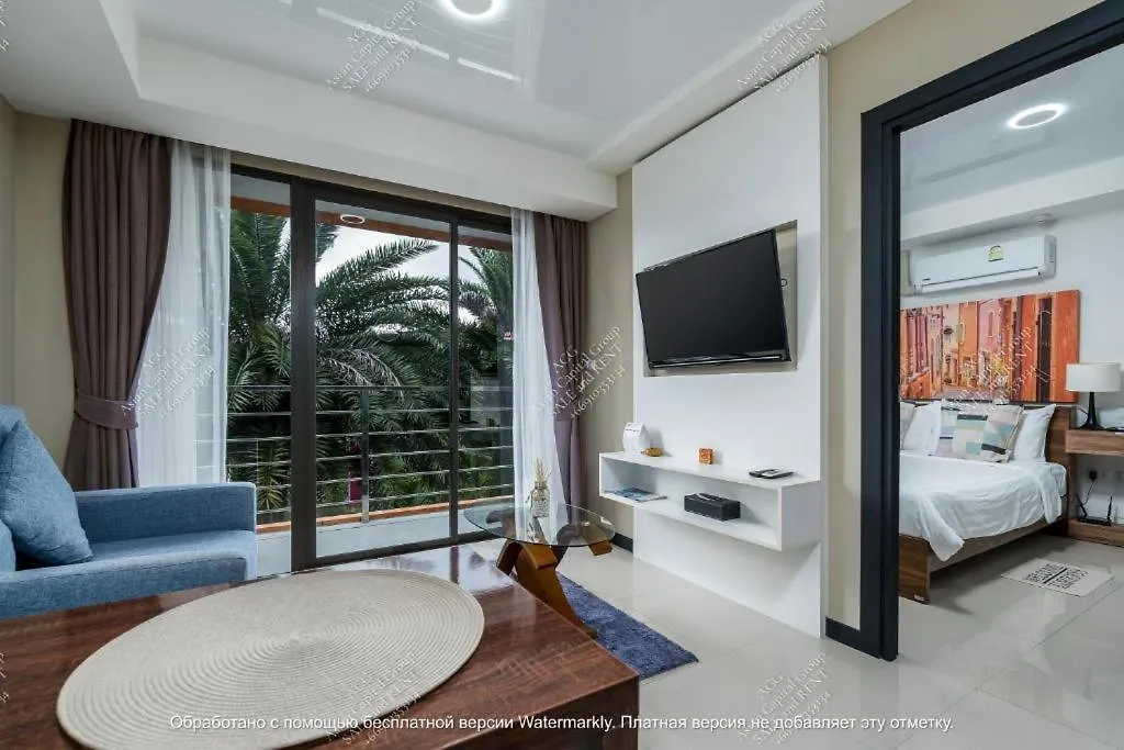 Апартаменты Modern Mbc Condo Near The Beach Ban Bo Sai Klang